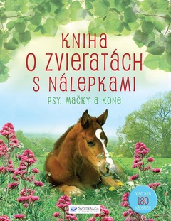 obálka: Kniha o zvieratách s nálepkami 
