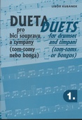 obálka: Dueta pro bicí soupravu a tympány I.