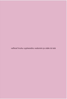 obálka: Martin Vongrej. Váha vědomí / The Weight of Consciousness