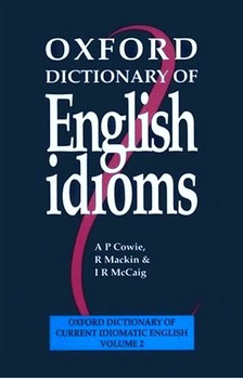 obálka: Oxford Dictionary of English Idioms