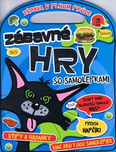 obálka: Zábavné hry zo samolepkami