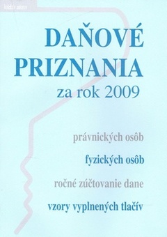 obálka: Daňové priznania za rok 2009