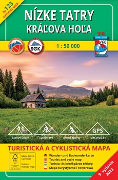 obálka: TM 123 Nízke Tatry - Kráľova hoľa 1:50 000