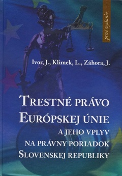 obálka: Trestné právo Európskej únie