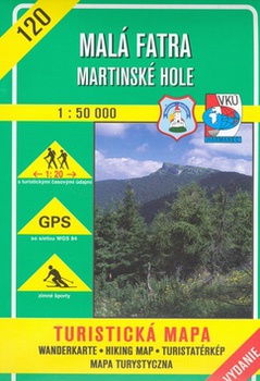 obálka: Malá Fatra Martinské hole 1:50 000