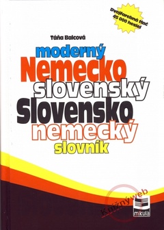 obálka: Moderný nemecko - slovenský / slovensko -nemecký slovník