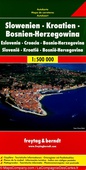 obálka: Slovinsko, Chorvátsko 1:500 000 automapa
