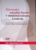 obálka: Slovenské národné hnutie v medzinárodnom kontexte