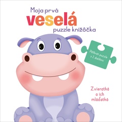 obálka: Moja prvá veselá puzzle knižôčka Zvieratká a ich mláďatká