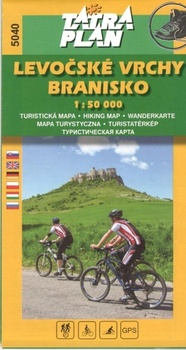 obálka: Levočské vrchy, Branisko 1:50000