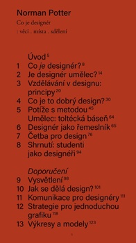 obálka: Co je designér: věci, místa, sdělení