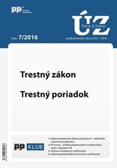 obálka: Úplne znenia zákonov 7-2016