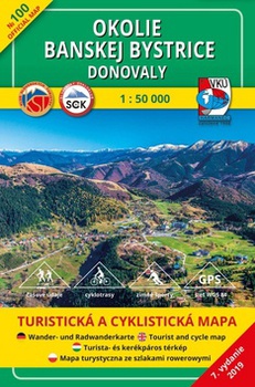 obálka: Okolie Banskej Bystrice Donovaly 1:50 000