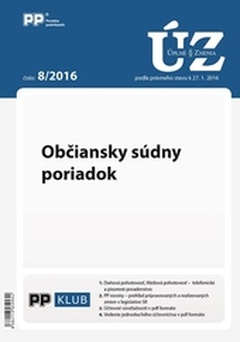 obálka: Úplne znenia zákonov 8-2016