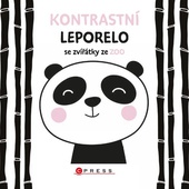 obálka: Kontrastní leporelo se zvířátky ze ZOO