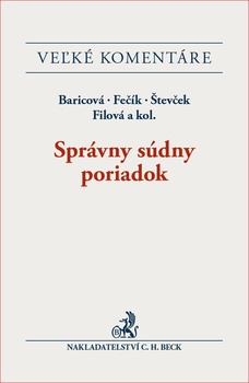 obálka: Správny súdny poriadok - Veľké komentáre