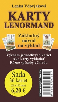 obálka: Karty Lenormand (sada: karty + brožúrka)