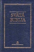 obálka: Svätá Biblia (modrá, čierna)
