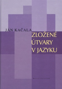 obálka: Zložené útvary v jazyku