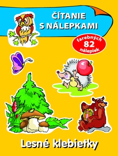 obálka: Čítanie s nálepkami. Lesné klebietky