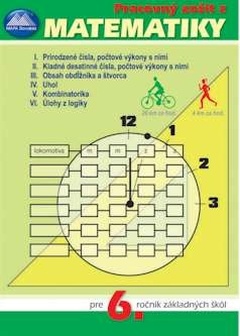 obálka: Pracovný zošit z matematiky pre 6. ročníkZŠ