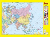 obálka: Ázia fyzická/politická - nástenná mapa