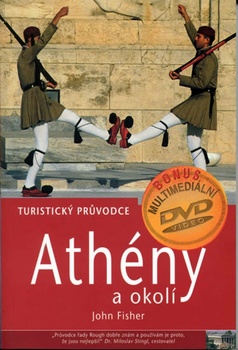 obálka: Athény a okolí - turistický průvodce Roug Guide + DVD