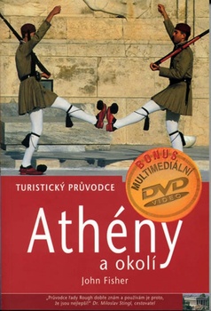 obálka: Athény a okolí - turistický průvodce Roug Guide + DVD