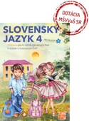 obálka: Slovenský jazyk 4 - učebnica