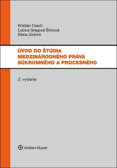 obálka: Úvod do štúdia medzinárodného práva súkromného a procesného