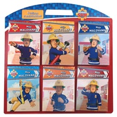 obálka: Požiarnik Sam - 6 bločkov s maľovankami