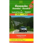 obálka: Slovensko, Stredná Európa 1:500 000, 1:1 500 000 automapa