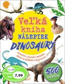 obálka: Veľká kniha nálepiek Dinosaury
