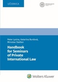 obálka: Handbook for Seminars of Private International law