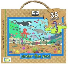 obálka: Jillian Phillips | Green Start Giant Floor Puzzles : Under The Sea