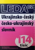 obálka: Ukrajinsko- český/ česko- ukrajinský slovník - 114 tisíc