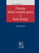 obálka: Princípy dobrej verejnej správy a Rada Európy