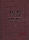 obálka: Heraldický register Slovenskej republiky VI