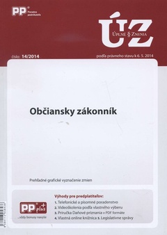 obálka: UZZ 14/2014 Občianský zákonník
