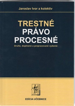 obálka: Trestné právo procesné