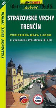 obálka: Strážovské vrchy, Trenčín 1:50 000