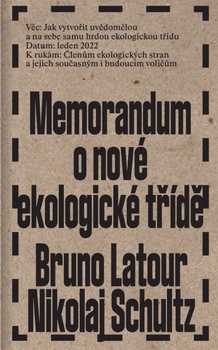 obálka: Memorandum o nové ekologické třídě