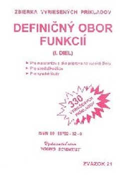 obálka: Definičný obor funkcií I. diel