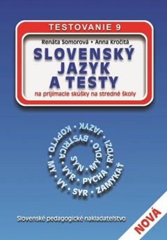 obálka: SJ a testy na prijímacie skúšky na stredné školy – Testovanie 9 3. prepacované vydanie