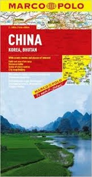 obálka: Čína, Kórea, Bhután 1:4 000 000 automapa
