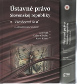 obálka: Ústavné právo Slovenskej republiky, všeobecná + osobitná časť