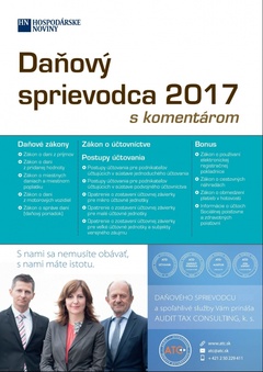 obálka: Daňový sprievodca 2017 s komentárom