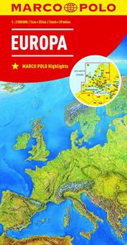 obálka: Evropa Europa 1:2 500 000