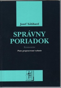 obálka: SPRÁVNY PORIADOK KOMENTÁR