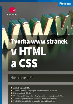 obálka: Tvorba www stránek v HTML a CSS
